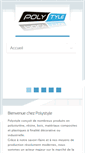 Mobile Screenshot of polystyle.fr