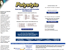 Tablet Screenshot of polystyle.com